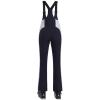 GSOU SNOW Women Ski Bib Pants Snow Overalls Snowboard Waterproof Windproof Insulated Slim Winter Warm High elasticity(Navy Blue)