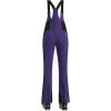GSOU SNOW Women Ski Bib Pants Snow Overalls Snowboard Waterproof Windproof Insulated Slim Winter Warm High elasticity(Purple 1)