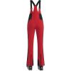 GSOU SNOW Women Ski Bib Pants Snow Overalls Snowboard Waterproof Windproof Insulated Slim Winter Warm High elasticity(Red)