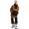 GSOU SNOW Women Ski Jacket Snow Coat Waterproof Windproof Snowboarding Jacket Coat Insulated Warm Winter(Brown Black)