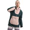 GSOU SNOW Women Ski Jacket Snow Coat Waterproof Windproof Snowboarding Jacket Coat Insulated Warm Winter(Green Pink)