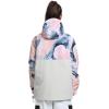 GSOU SNOW Women Ski Jacket Snow Coat Waterproof Windproof Snowboarding Jacket Coat Insulated Warm Winter(Pink Beige)