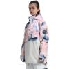 GSOU SNOW Women Ski Jacket Snow Coat Waterproof Windproof Snowboarding Jacket Coat Insulated Warm Winter(Pink Beige)