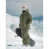 GSOU SNOW Women Ski Jacket and Pants Set Men Snowboard Jacket Baggy Snow Suit Waterproof Windproof Insulation Ski suit(Green)