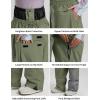 GSOU SNOW Women Ski Jacket and Pants Set Men Snowboard Jacket Baggy Snow Suit Waterproof Windproof Insulation Ski suit(Green)