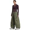 GSOU SNOW Womens Mens Snow Pants Baggy Snowboard Ski Pant Loose Waterproof Windproof Insulated(Army Green)