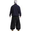 GSOU SNOW Womens Mens Snow Pants Baggy Snowboard Ski Pant Loose Waterproof Windproof Insulated(Black-1)