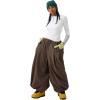 GSOU SNOW Womens Mens Snow Pants Baggy Snowboard Ski Pant Loose Waterproof Windproof Insulated(Coffee-1)