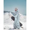 GSOU SNOW Womens Mens Snow Pants Baggy Snowboard Ski Pant Loose Waterproof Windproof Insulated(Sky Blue)