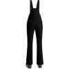 GSOU SNOW Womens Ski Bibs Snow Pants Snowboard Slim Overalls Insulated Waterproof Windproof Warm Winter(Black)