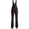 GSOU SNOW Womens Ski Bibs Snow Pants Snowboard Slim Overalls Insulated Waterproof Windproof Warm Winter(Brown)