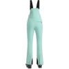 GSOU SNOW Womens Ski Bibs Snow Pants Snowboard Slim Overalls Insulated Waterproof Windproof Warm Winter(Green)