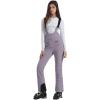 GSOU SNOW Womens Ski Bibs Snow Pants Snowboard Slim Overalls Insulated Waterproof Windproof Warm Winter(Purple)