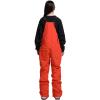 GSOU SNOW Womens Ski Bibs Snowboard Bibs Pants Snow Overalls Waterproof Windproof Winter Outdoor Sports Insulated Warm(Orange & Black)