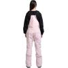 GSOU SNOW Womens Ski Bibs Snowboard Bibs Pants Snow Overalls Waterproof Windproof Winter Outdoor Sports Insulated Warm(Pink & Orange)