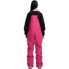 GSOU SNOW Womens Ski Bibs Snowboard Bibs Pants Snow Overalls Waterproof Windproof Winter Outdoor Sports Insulated Warm(Rose & Black)