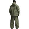 GSOU SNOW Womens Ski Jacket and Pants Set Snowsuit Snow Coat Waterproof Windproof Ski Suit Warm for Winter(Army Green-5)