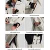 GSOU SNOW Womens Ski Jacket and Pants Set Snowsuit Snow Coat Waterproof Windproof Ski Suit Warm for Winter(Beige-5)