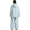 GSOU SNOW Womens Ski Jacket and Pants Set Snowsuit Snow Coat Waterproof Windproof Ski Suit Warm for Winter(Blue)