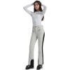 GSOU SNOW Womens Ski Pants Slim Snow Flared Snowboarding Insulated Waterproof Windproof Winter Outdoor Hiking Warm(Beige)