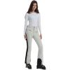 GSOU SNOW Womens Ski Pants Slim Snow Flared Snowboarding Insulated Waterproof Windproof Winter Outdoor Hiking Warm(Beige)