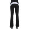 GSOU SNOW Womens Ski Pants Slim Snow Flared Snowboarding Insulated Waterproof Windproof Winter Outdoor Hiking Warm(Black White)