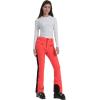 GSOU SNOW Womens Ski Pants Slim Snow Flared Snowboarding Insulated Waterproof Windproof Winter Outdoor Hiking Warm(Orange-red)