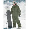 GSOU SNOW Womens Snowboard Jacket Men Snow Jacket Warm Waterproof Coat Ski Jacket for Winter Sport(Army Green)