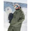 GSOU SNOW Womens Snowboard Jacket Men Snow Jacket Warm Waterproof Coat Ski Jacket for Winter Sport(Army Green)