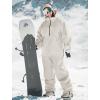GSOU SNOW Womens Snowboard Jacket Men Snow Jacket Warm Waterproof Coat Ski Jacket for Winter Sport(Beige)