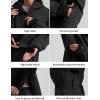 GSOU SNOW Womens Snowboard Jacket Men Snow Jacket Warm Waterproof Coat Ski Jacket for Winter Sport(Black)