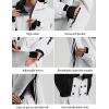 GSOU SNOW Womens Snowboard Jacket Men Snow Jacket Warm Waterproof Coat Ski Jacket for Winter Sport(Grey)