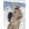 GSOU SNOW Womens Snowboard Jacket Men Snow Jacket Warm Waterproof Coat Ski Jacket for Winter Sport(Khaki)
