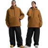 GSOU SNOW Womens Snowboard Jacket Men Snow Jacket Warm Waterproof Coat Ski Jacket for Winter Sport(Khaki)