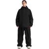 GSOU SNOW Ski Jacket Men Snowboard Coat Baggy Snow Suit Outfits Waterproof Insulated for Women Winter Sport(Black-2)