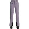 GSOU SNOW Ski Pants Women Snow Pants Slim Waterproof Insulated Windproof Winter Sports Warm With a Waistband(Purple)