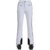 GSOU SNOW Ski Pants Women Snow Pants Slim Waterproof Insulated Windproof Winter Sports Warm With a Waistband(White)