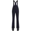 GSOU SNOW Women Ski Bib Pants Snow Overalls Snowboard Waterproof Windproof Insulated Slim Winter Warm High elasticity(Navy Blue)