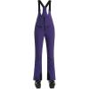 GSOU SNOW Women Ski Bib Pants Snow Overalls Snowboard Waterproof Windproof Insulated Slim Winter Warm High elasticity(Purple 1)