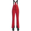 GSOU SNOW Women Ski Bib Pants Snow Overalls Snowboard Waterproof Windproof Insulated Slim Winter Warm High elasticity(Red)