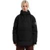 GSOU SNOW Women Ski Jacket Snow Coat Waterproof Windproof Snowboarding Jacket Coat Insulated Warm Winter(Black 1)
