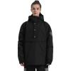 GSOU SNOW Women Ski Jacket Snow Coat Waterproof Windproof Snowboarding Jacket Coat Insulated Warm Winter(Black)