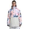 GSOU SNOW Women Ski Jacket Snow Coat Waterproof Windproof Snowboarding Jacket Coat Insulated Warm Winter(Pink Beige)