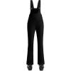 GSOU SNOW Womens Ski Bibs Snow Pants Snowboard Slim Overalls Insulated Waterproof Windproof Warm Winter(Black)