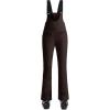 GSOU SNOW Womens Ski Bibs Snow Pants Snowboard Slim Overalls Insulated Waterproof Windproof Warm Winter(Brown)