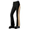 GSOU SNOW Womens Ski Pants Slim Snow Flared Snowboarding Insulated Waterproof Windproof Winter Outdoor Hiking Warm(Black Brown)