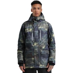 GSOU SNOW Men’s Ski Jacket Snowboard Snow Coat Waterproof Windproof Insulated Winter Mountain Outdoor Sports Hooded Warm(Camouflage)