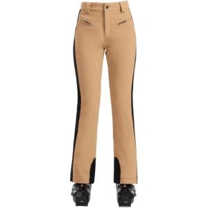 GSOU SNOW Ski Pants Women Snow Pants Slim Waterproof Insulated Windproof Winter Sports Warm With a Waistband(Coffee)