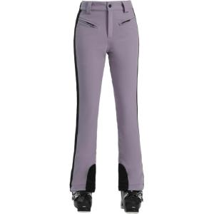 GSOU SNOW Ski Pants Women Snow Pants Slim Waterproof Insulated Windproof Winter Sports Warm With a Waistband(Purple)