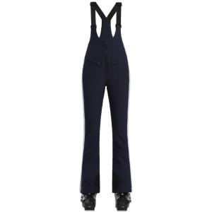 GSOU SNOW Women Ski Bib Pants Snow Overalls Snowboard Waterproof Windproof Insulated Slim Winter Warm High elasticity(Navy Blue)